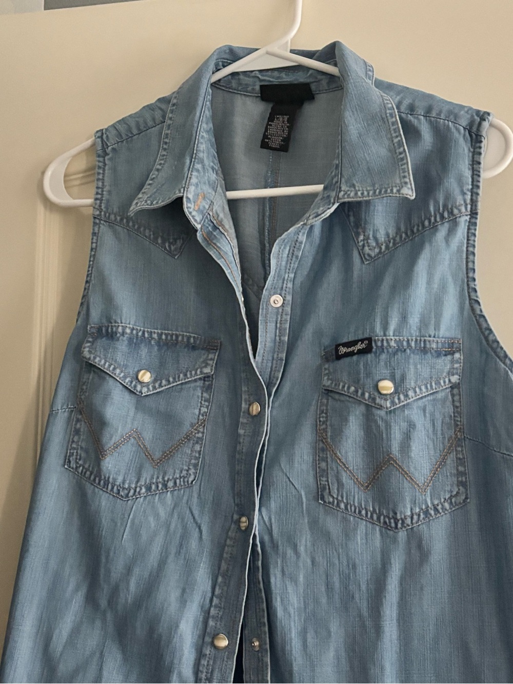 Wrangler Denim Jean Sleeveless Dress